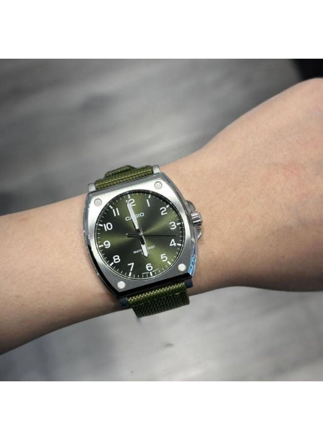 CASIO Fabric Analog Wrist Watch  MTP-E730C-3AVDF - Image 2