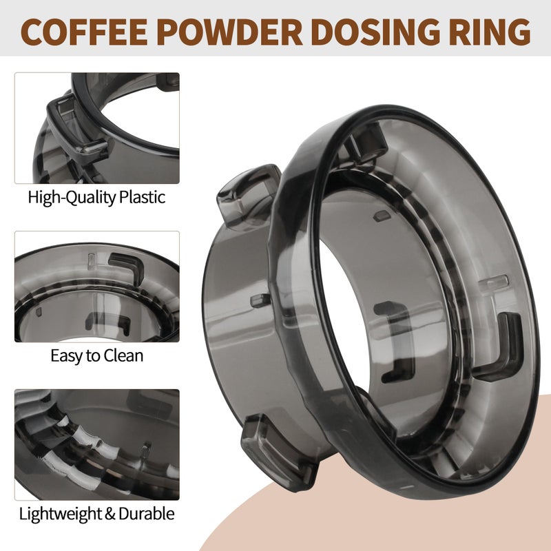 Dinlon 54mm Dosing Funnel, Espresso Dosing Funnel Compatible with Breville Barista & Bambino Espresso Machines, Portafilter Funnel Fit for Breville 54mm Portafilters, Espressos Machine Accessories - Image 5