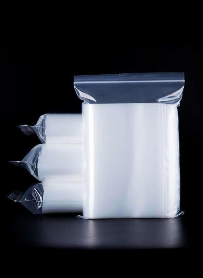 Small Plastic Resealable Zipper Bags, 100 Pcs Grip Seal Clear Plastic Bags, Resealable Clear Storage Pouch Bags, for Kitchen Storage, Jewellery, Craft Storage 8x12cm - Image 2