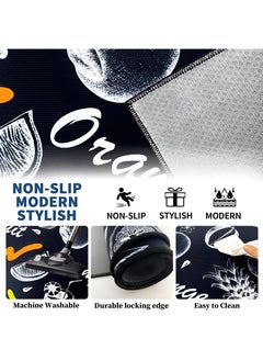 Generic 2 Non-Slip Kitchen Mats, Washable And Easy To Maintain, Comfortable And Dust-Proof, Ideal For Your Kitchen With A Convenient Removable Sliding Feature For Enhanced Usability  - Image 2