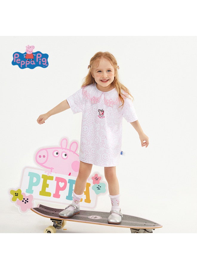 Peppa Pig Girls Dresses New Summer Baby Princess Dress High-end Children's Dress - Image 3