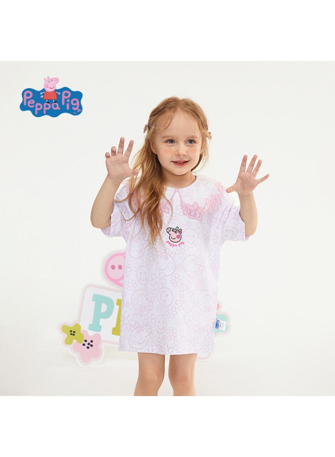 Peppa Pig Girls Dresses New Summer Baby Princess Dress High-end Children's Dress - Image 2