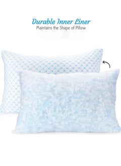 Cooling Pillow Queen Size - Cooling Shredded Memory Foam Pillows, Gel Infused Cool Pillows, Adjustable Cooling Pillows for Sleeping, Breathable Queen Pillows, Washable Removable Bed Pillow Cover - pzsku/Z34F71150F43D4F765BAFZ/45/_/1729836298/56cbde61-5674-4049-8847-3db9e37a8e18