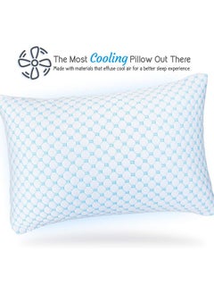 Cooling Pillow Queen Size - Cooling Shredded Memory Foam Pillows, Gel Infused Cool Pillows, Adjustable Cooling Pillows for Sleeping, Breathable Queen Pillows, Washable Removable Bed Pillow Cover - pzsku/Z34F71150F43D4F765BAFZ/45/_/1729836298/cb0a9107-5246-4263-84d8-f005d0f9b04c