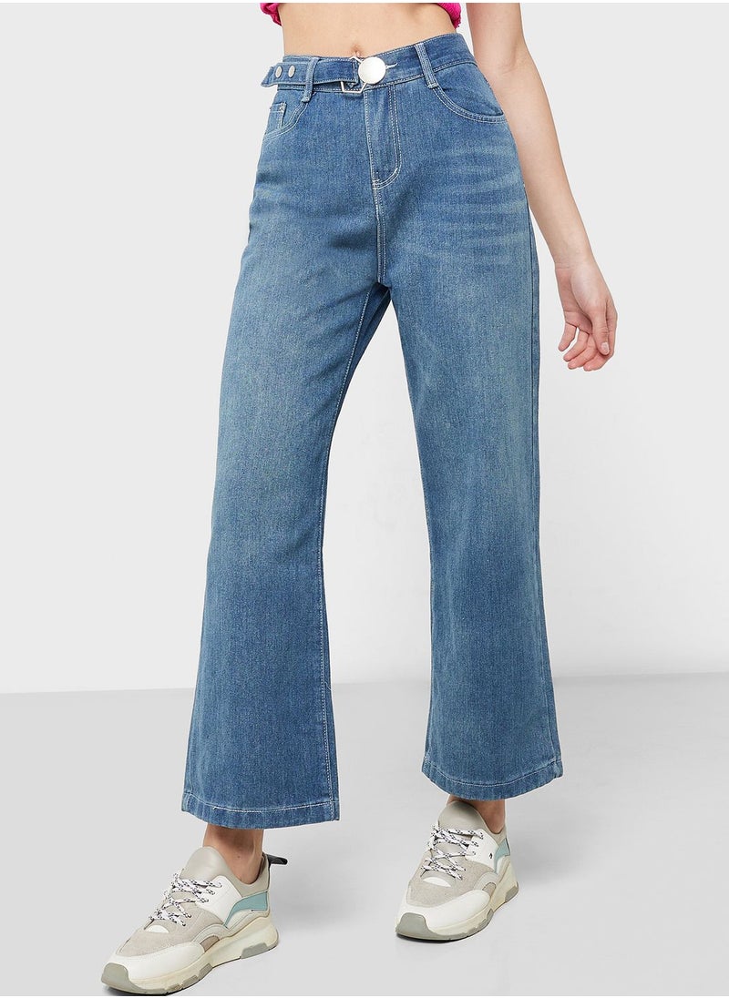 Ginger - High Waist Straight Fit Jeans - Image 1