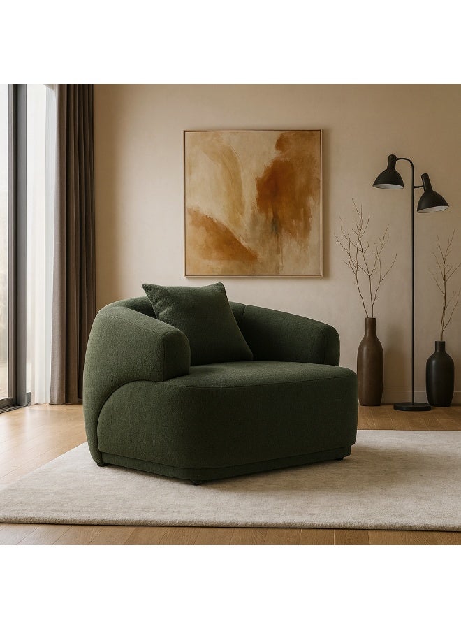 Baytonia Roland single sofa - olive - Image 1