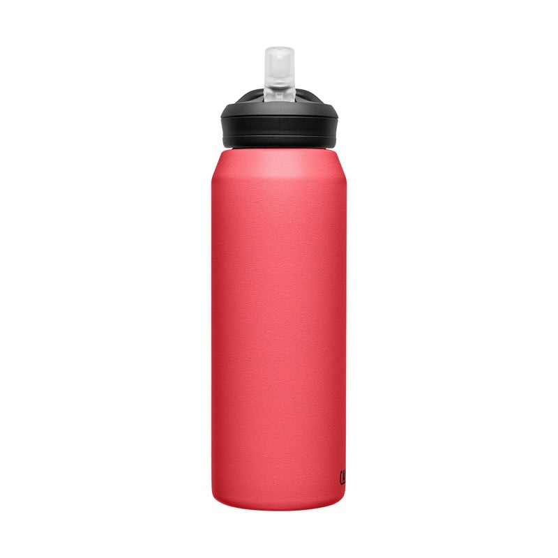 CamelBak eddy+ Water Bottle with Straw 32oz - Insulated Stainless Steel  Wild Strawberry - Image 3