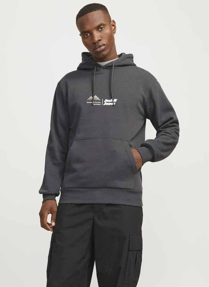 JACK & JONES Logo Graphic Hoodie