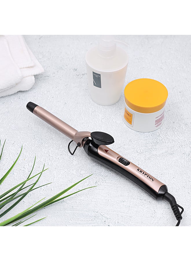 KRYPTON Ceramic Hair Curler Beige/Black 750grams - Image 4