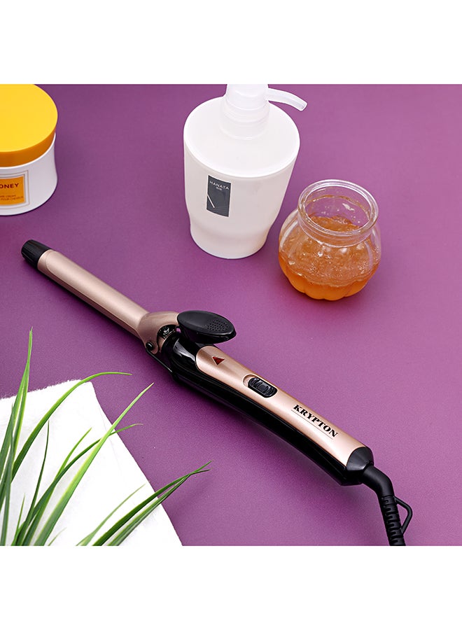 KRYPTON Ceramic Hair Curler Beige/Black 750grams - Image 2