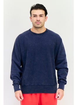 Champion Men Sportswear Fit Long Sleeve Outdoor Sweatshirts, Blue  - Image 1