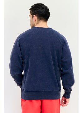 Champion Men Sportswear Fit Long Sleeve Outdoor Sweatshirts, Blue  - Image 3