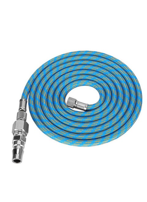 Zerodis Nylon Airbrush Hose Kit, 1.83m/6ft, Compatible with 1/8in-1/4in Airbrushes and Air Compressor, High Flexibility and Durability, Premium Hose for Spray Gun