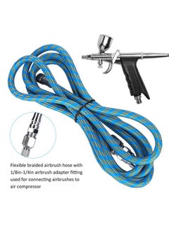 Zerodis Zerodis Nylon Airbrush Hose Kit, 1.83m/6ft, Compatible with 1/8in-1/4in Airbrushes and Air Compressor, High Flexibility and Durability, Premium Hose for Spray Gun  - Image 3