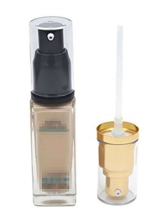 Chris.W 2Pack Foundation Pump Compatible with Maybelline Fit Me Liquid Foundation Makeup (Gold+Black) - Image 3