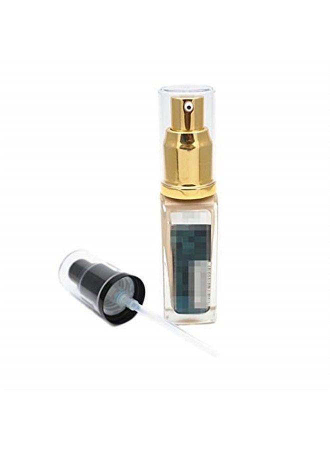 Chris.W 2Pack Foundation Pump Compatible with Maybelline Fit Me Liquid Foundation Makeup (Gold+Black) - Image 2