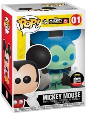 Funko POP Disney Mickeys 90Th  Mickey Mouse BlueGreen 01 Shop Exclusive Limited Edition