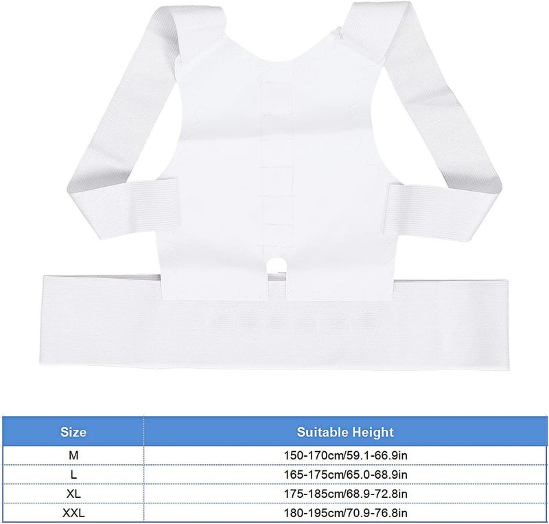 woobles Magnetic Back Braces Posture Corrector Adjustable Back Support Brace for Men Women to Improve Posture and Relieve Pain(L)-L - Image 3