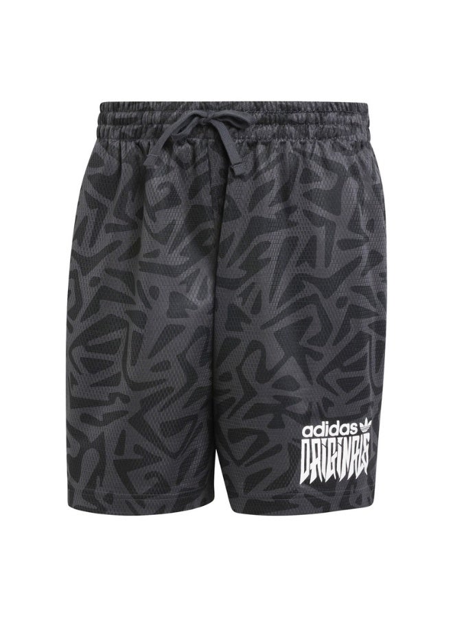 Adidas AOP SHORTS Grey Originals Men SHORTS  - Image 2