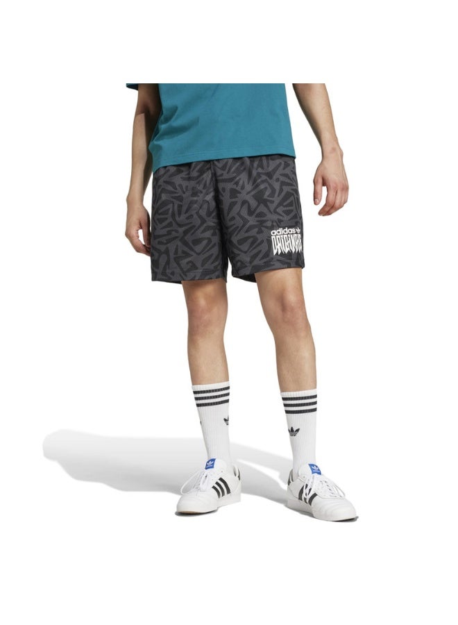 Adidas AOP SHORTS Grey Originals Men SHORTS  - Image 3