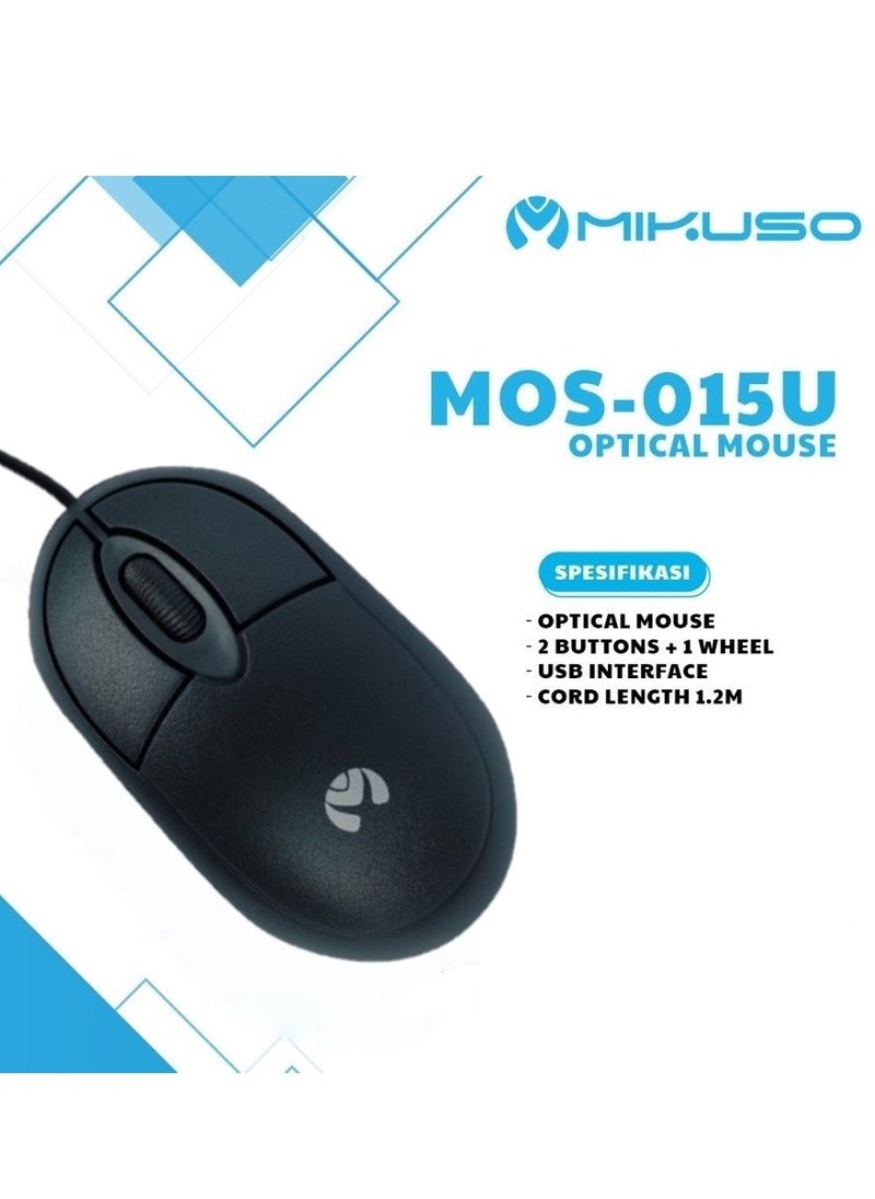 MIKUSO Mouse USB Optical MIKUSO MOS-015U  - Image 3