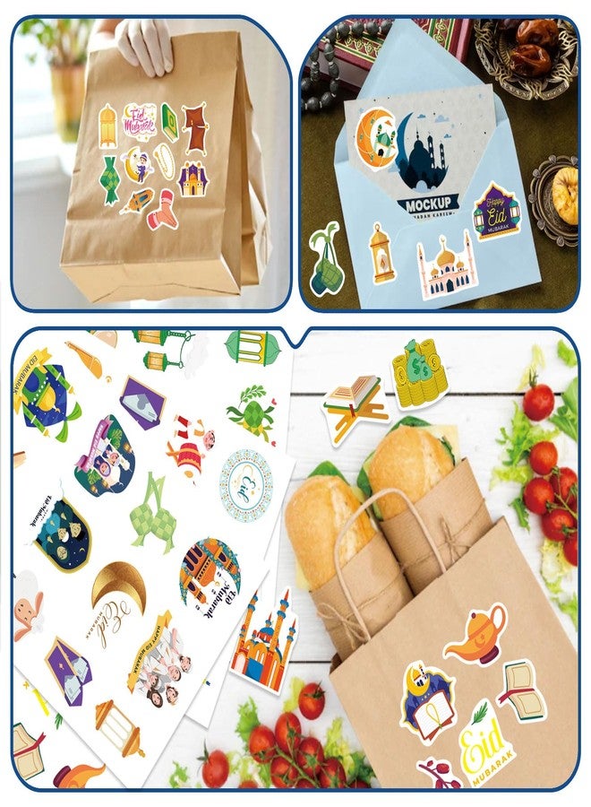 OTAITY 312 PCS Eid Mubarak Stickers, Islamic Theme Party Supplies, Ramadan Kareem & Eid Stickers for Kids, Decorations - Image 4