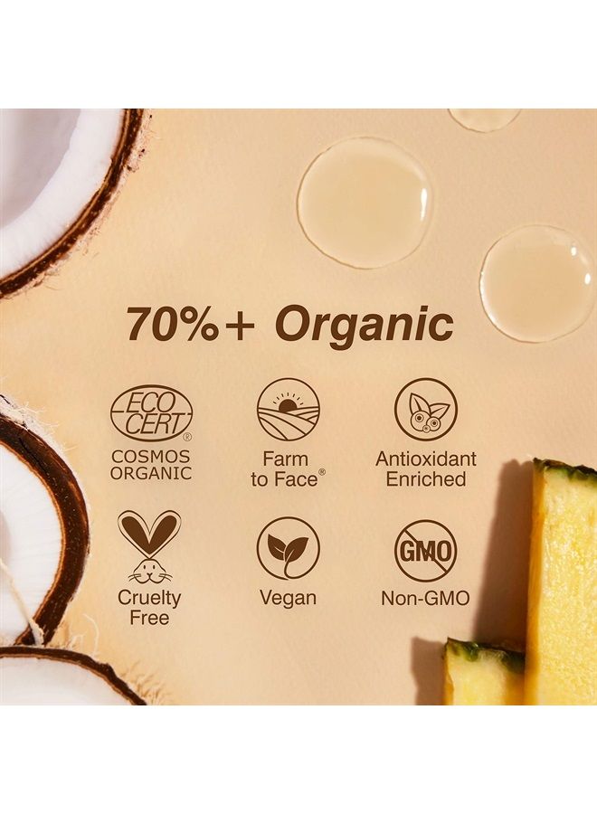 COOLA Organic Sunless Self Tanner Body Firming Lotion, Dermatologist Tested Anti-Aging Skin Care, Vegan and Non-GMO, Pina Colada, 6 Fl Oz - Image 3