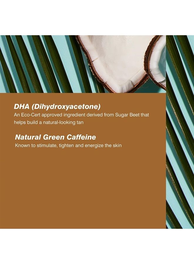 COOLA Organic Sunless Self Tanner Body Firming Lotion, Dermatologist Tested Anti-Aging Skin Care, Vegan and Non-GMO, Pina Colada, 6 Fl Oz - Image 2