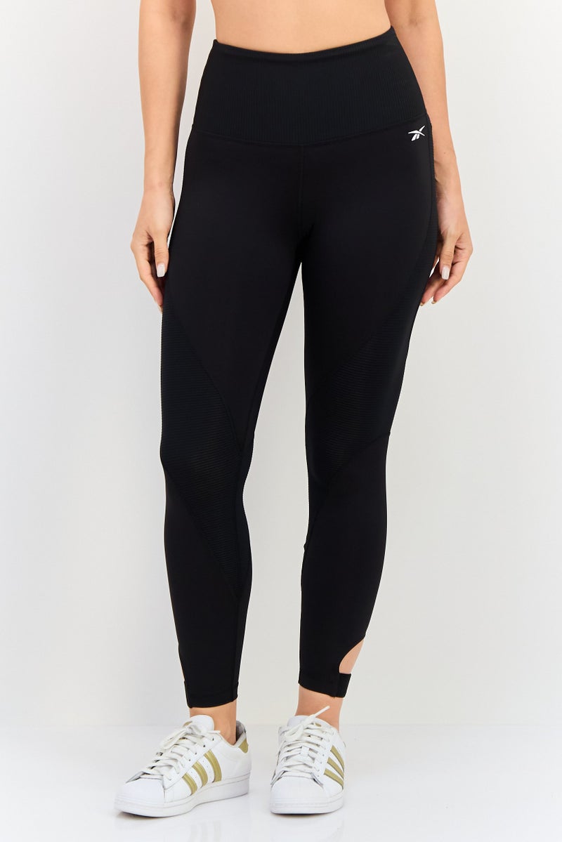 Reebok Women Tight Fit Training Leggings, Black - Image 1