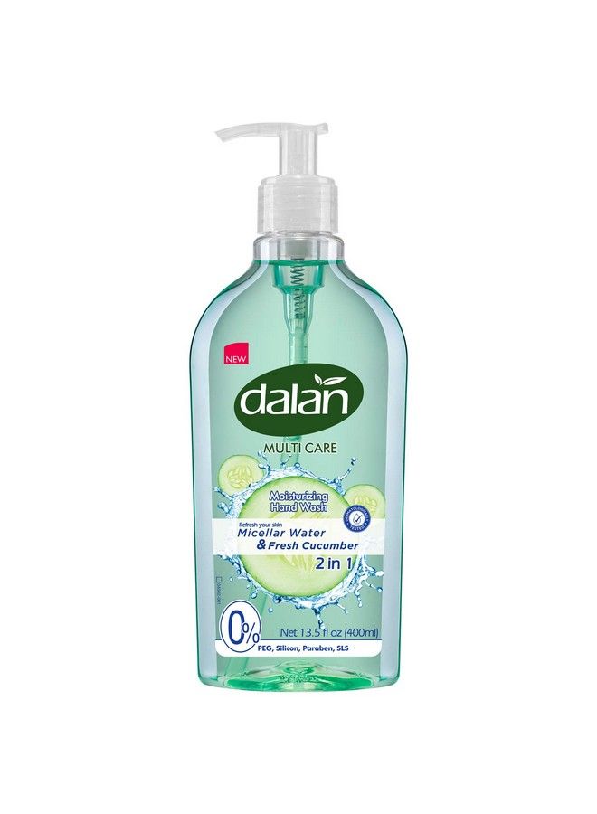 Dalan Fresh Cucumber Multicare Ultra Moisturizing Liquid Hand Soap For Normal And Dry Hands Fresh Clean And Soft Feeling (13.5 Fl Oz / 400 Ml (Pack Of 1)) - Image 2
