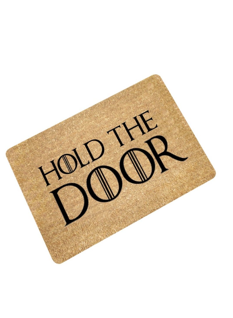 Y&D Hold The Door Rubber Mat Beige 40X60cm  - Image 1