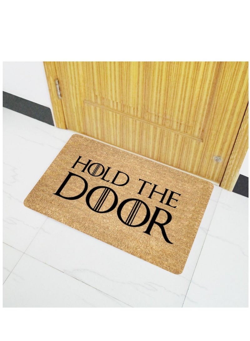 Y&D Hold The Door Rubber Mat Beige 40X60cm  - Image 2