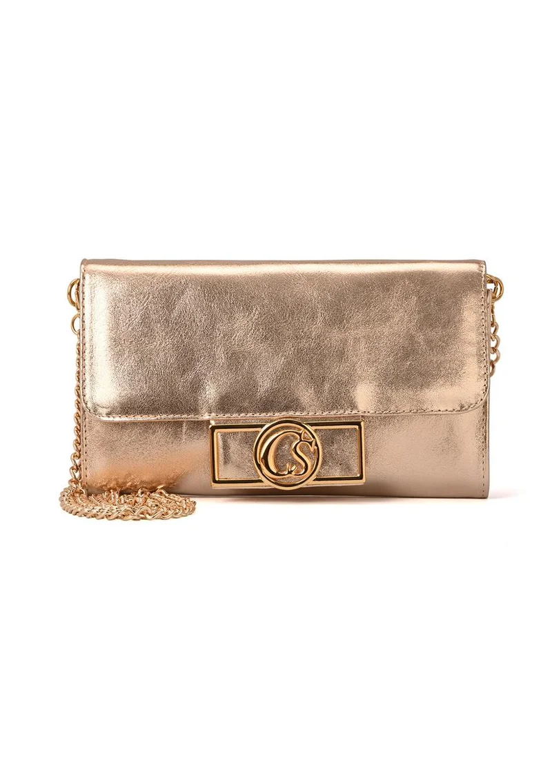 Carmen Steffens Clutch Shine Gold