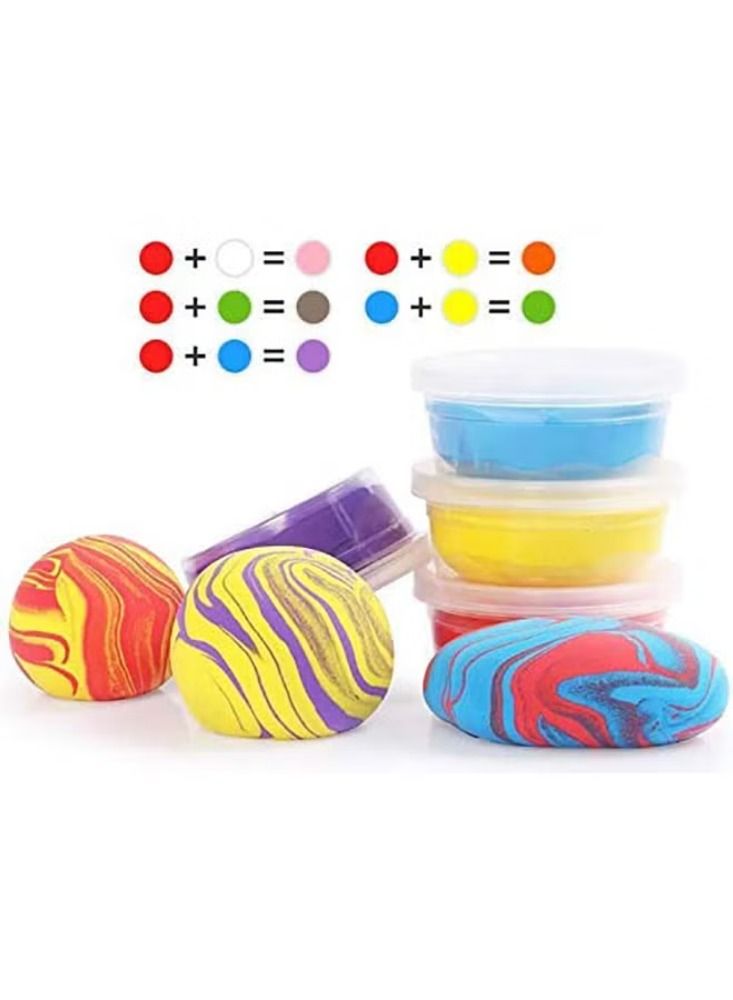 Dream Zone 24-Colors DIY Fluffy Slime Soft Super Light Clay Set - Image 3