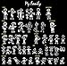 TOTOMO Family Sticker Decal for Car Window Bumper Pet Dog Cat Fish Rabbit Bird Stick Figure My Family Choose up to 10 Figures from 48 Unique Designs - Image 2