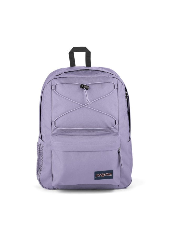 JANSPORT Flex Pack Zipper Closure Adjustable Shoulder Strap Backpack Pastel Lilac 42 x 32 x 14 cm EK0A5BBXW301 - Image 1
