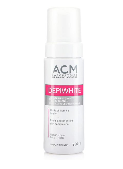 Depiwhite Brightening Cleansing Foam for Even and Brighten Face Neck Skin Complexion 200ml