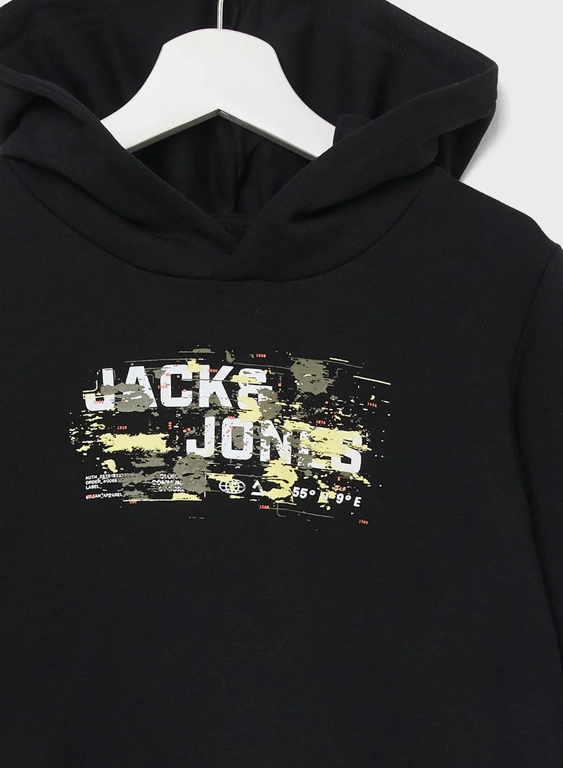 جاك وجونز جونيور Youth Pocket Detail Hoodies