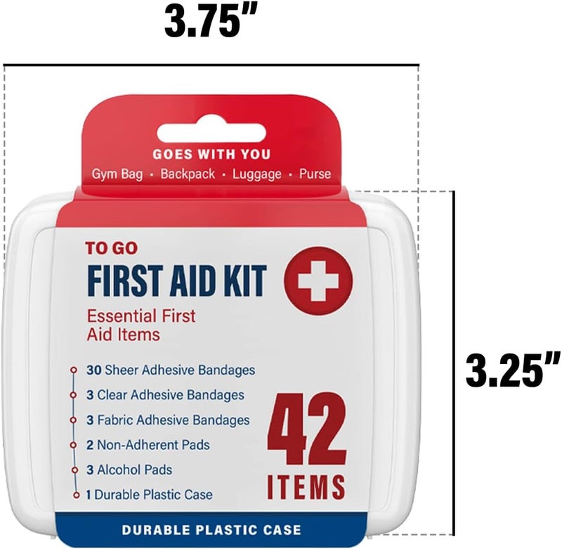 DecorRack 500 Piece First Aid Kit 12 Individual Boxes of 42 Items Each First Aid Kit for Car Home School Office Minor Cuts Scrapes Travel Sports Field Trips or Camping 500pcs 12 Pack - Image 5