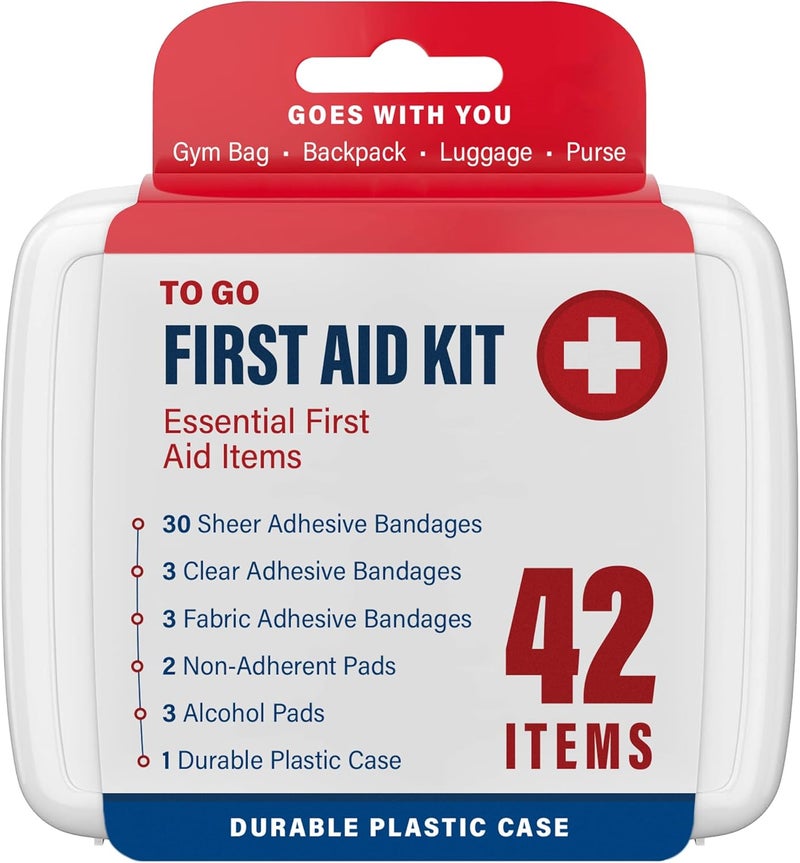 DecorRack 500 Piece First Aid Kit 12 Individual Boxes of 42 Items Each First Aid Kit for Car Home School Office Minor Cuts Scrapes Travel Sports Field Trips or Camping 500pcs 12 Pack - Image 2