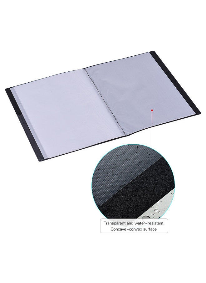 Music Sheet Score File Paper Documents Storage Folder Holder Plastic A4 Size 40 Package Pockets