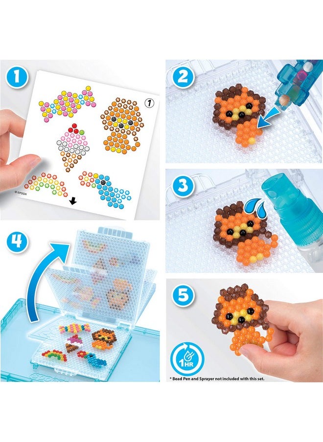 Aquabeads - Aquabeads Mega Bead Set - Arts & Crafts Bead Refill Kit for Children Ages 4+ - Includes Over 2,400 Beads and Shooting Star Storage Case - Image 1