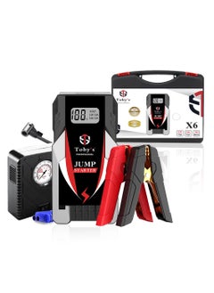 Toby's Jump Starter With Compressor For Cars 6000mAh And 22.2WH Power Bank For Electronic Devices  - Image 1