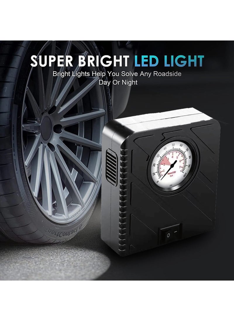Toby's Jump Starter With Compressor For Cars 6000mAh And 22.2WH Power Bank For Electronic Devices  - Image 5