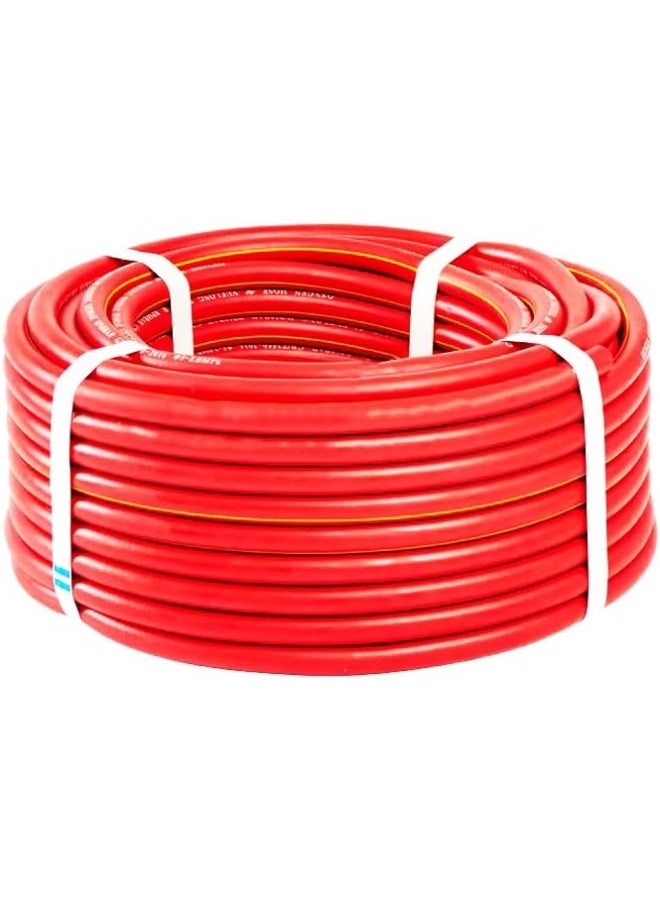 Royal Apex Italian Red Gas Hose With Gaskets Red 3 Mtr  - Image 4