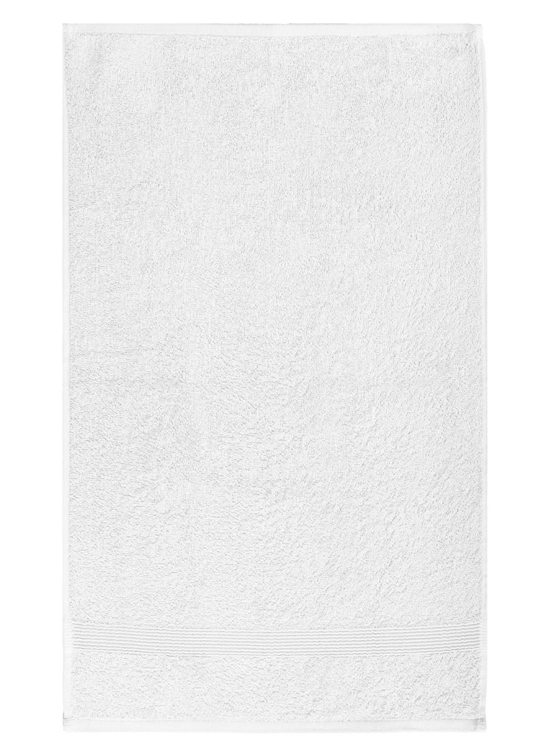 Signoola Face towel Set Of 3 Pcs 60 x 40 cm White Scot Solid , 100% cotton.