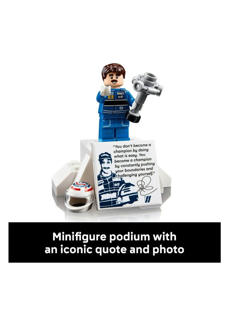 LEGO Icons Williams Racing FW14B & Nigel Mansell Home and Office Desk Decor Car Model Kit 10353 - 799 Pieces - Image 4