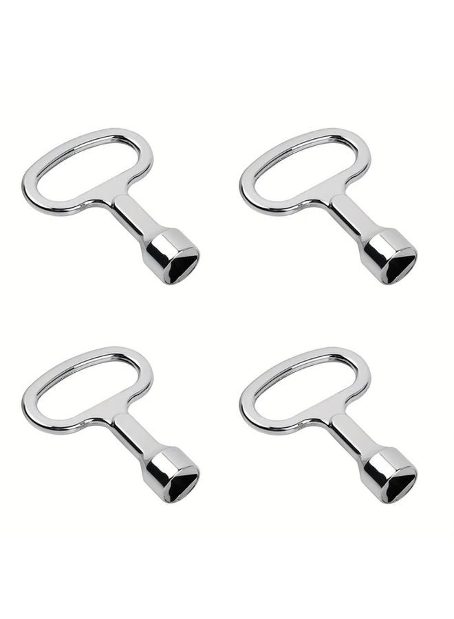 4 قطع مثلث مربع مفتاح صليبي مجموعة وجع مقبس لخزانة التحكم صندوق عداد الغاز الكهرباء - Image 2