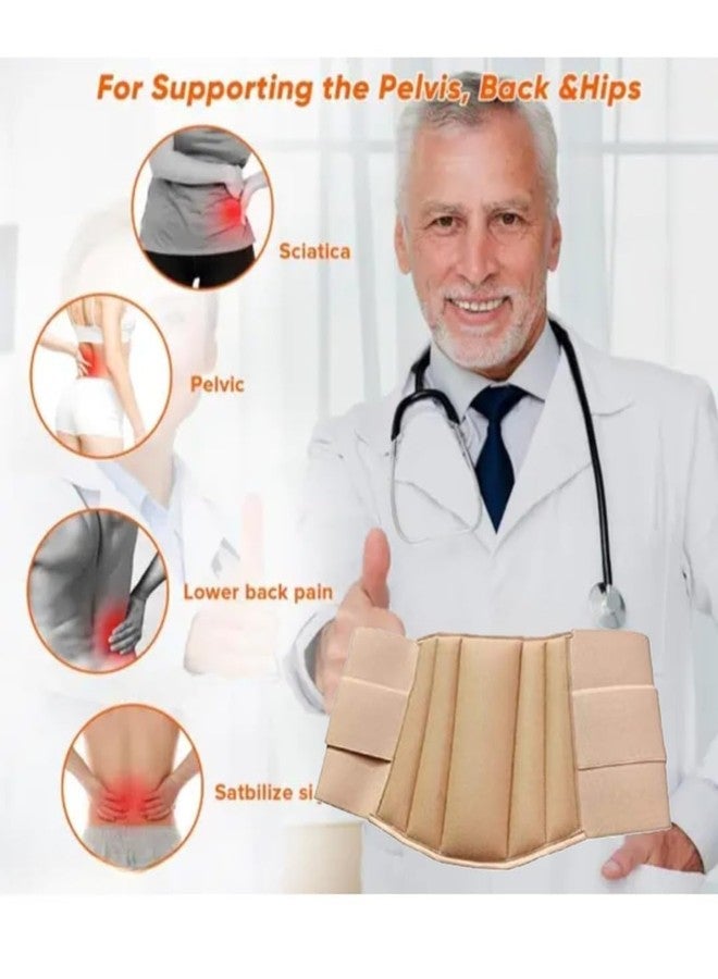 MEDTRIX Lumbo Sacral Belt Lumbar Sacral Spinal Brace Mild Lower Back Pain Back & Abdomen Support (XXL) - Image 5