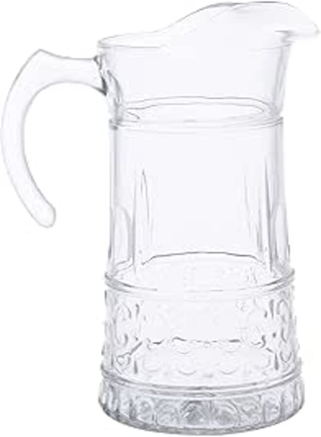 Luminarc Glass Jug and Cups Set - 7 Pieces - Clear